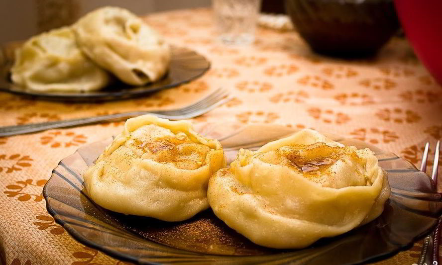 Рецепт манты с тыквой и мясом по-узбекски