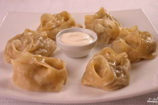 Манты в микроволновке