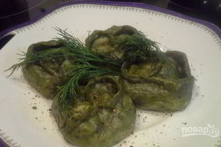 Манты зеленые