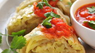 Паровой рулет с картофелем Ханум