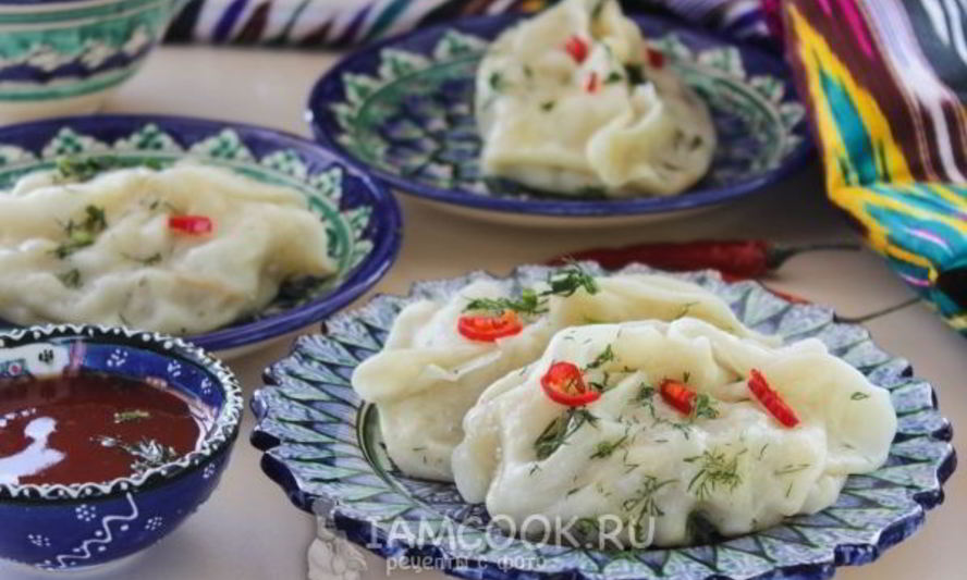 Рецепт постные манты с картошкой