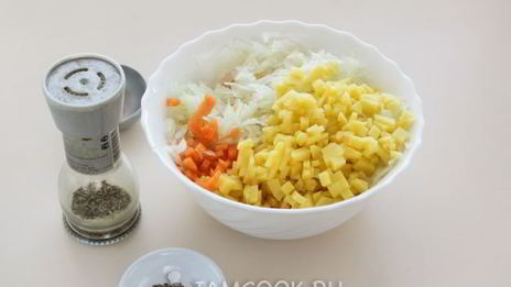 постные манты с картошкой