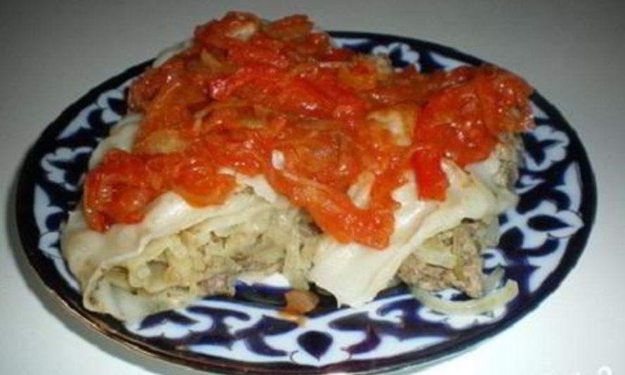 Рецепт узбекское блюдо ханум