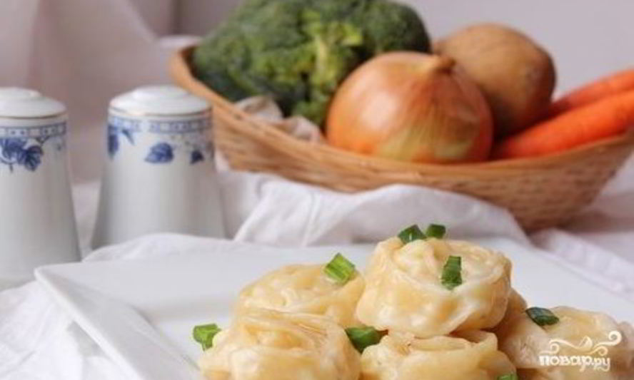 Рецепт вегетарианские манты