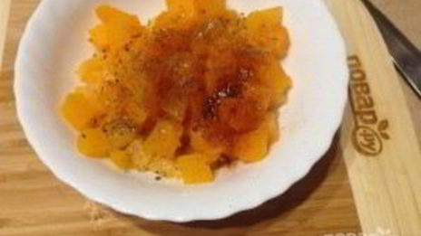 мгновенный гарнир из тыквы