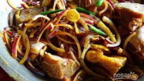 баранина по-французски