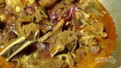 баранина по-французски