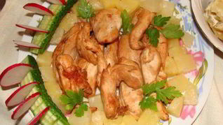 Филе курицы по-французски