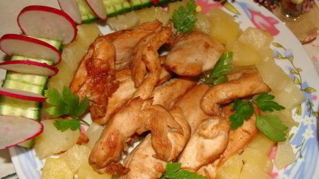 филе курицы по-французски