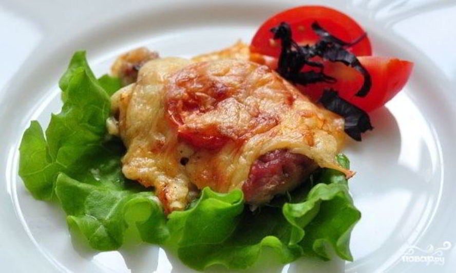 Рецепт говядина по-французски с помидорами