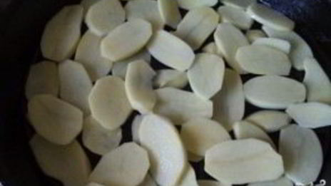 картофель по-французски на сковороде