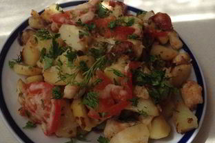 Картофель по-французски на сковородке