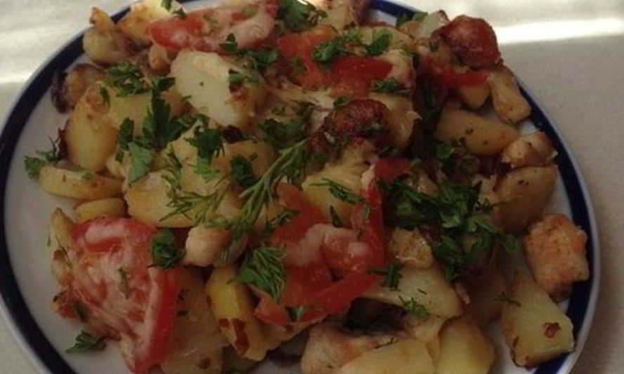 Рецепт картофель по-французски на сковородке