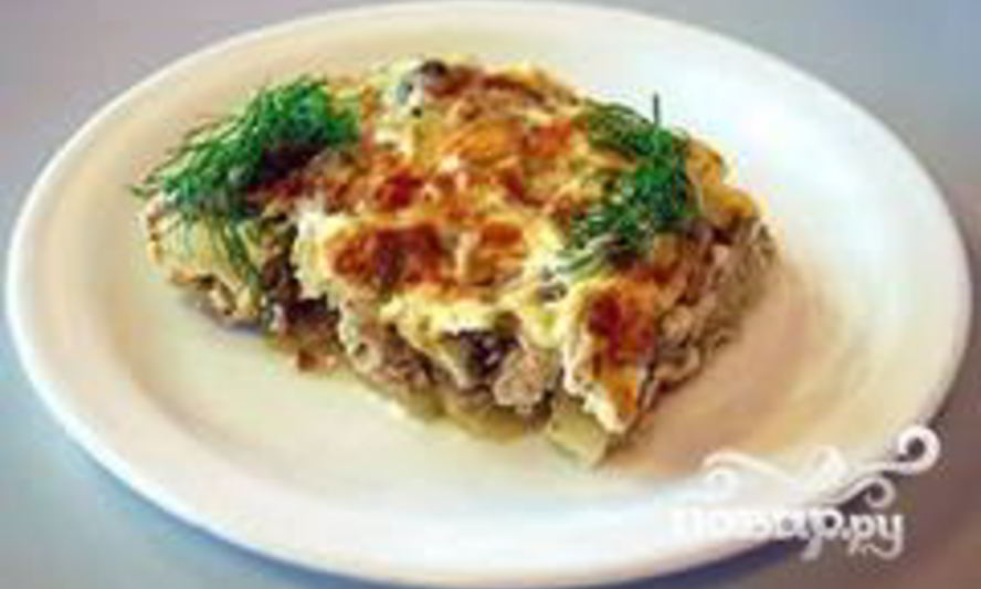 Рецепт картофель по-французски с фаршем