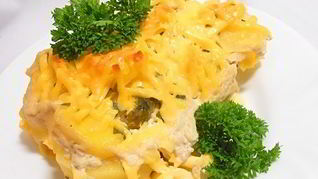 Картофельный гратен с сыром по-французски