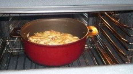 курица по-французски с картошкой