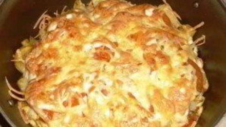 курица по-французски с картошкой