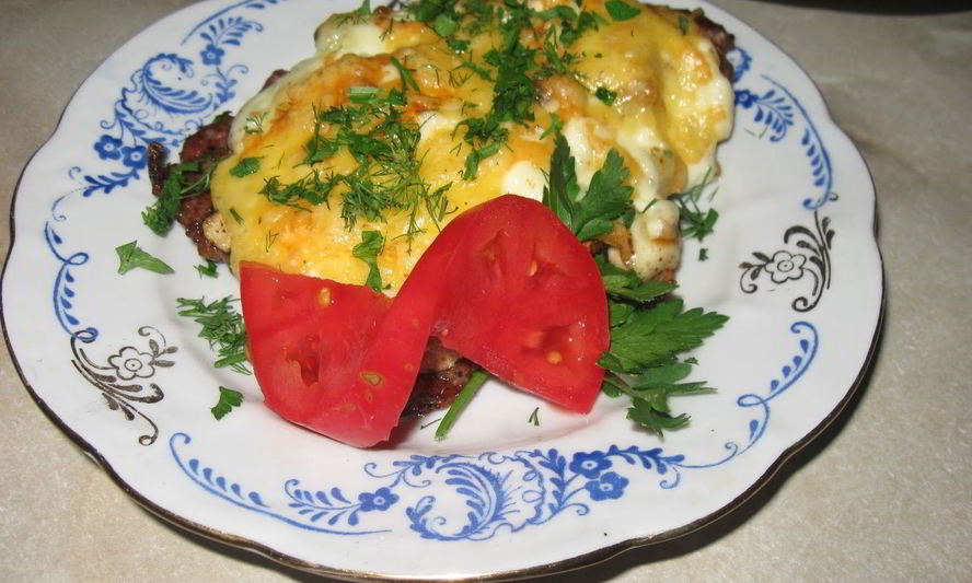 Рецепт мясо по-французски без картошки