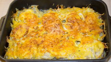 мясо по-французски классически в духовке с картошкой