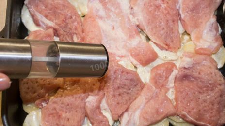 мясо по-французски классически в духовке с картошкой