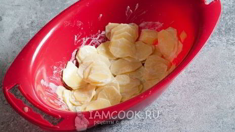 мясо по-французски с фаршем