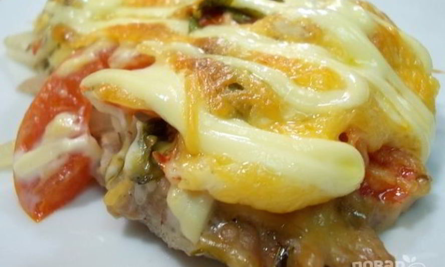 Рецепт мясо по-французски с грибами в духовке