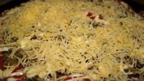 мясо по-французски с грибами