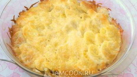 мясо по-французски с картофелем