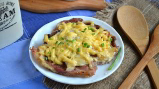 Мясо по-французски со свининой