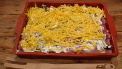 мясо по-французски в духовке с картошкой