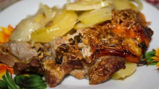 Мясо по-французски в духовке