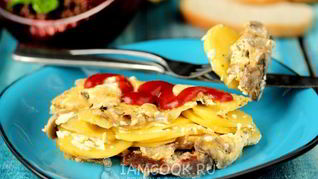 Мясо по-французски в мультиварке