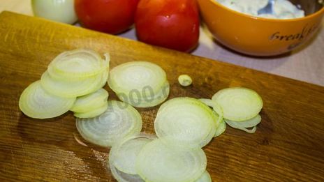 мясо свинины по-французски с помидорами картошкой сыром