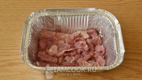 свинина по-французски в духовке
