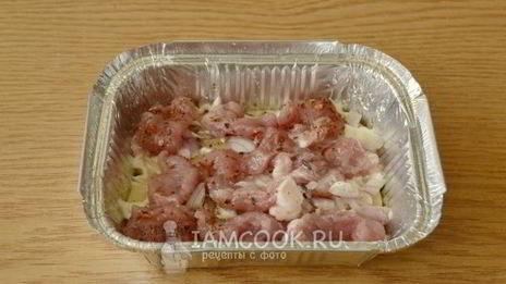 свинина по-французски в духовке