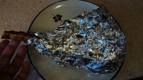 баранья нога на вертеле