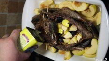 дикий гусь в духовке