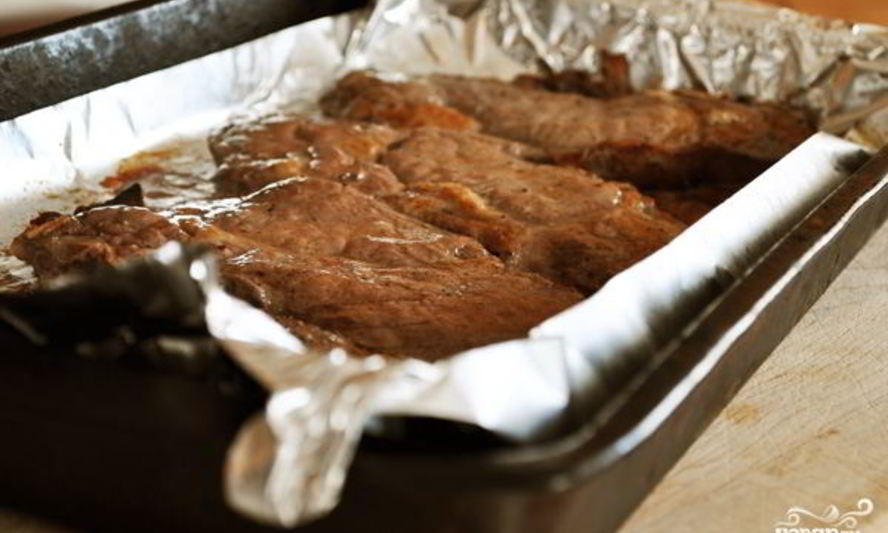 Рецепт говядина на кости в духовке