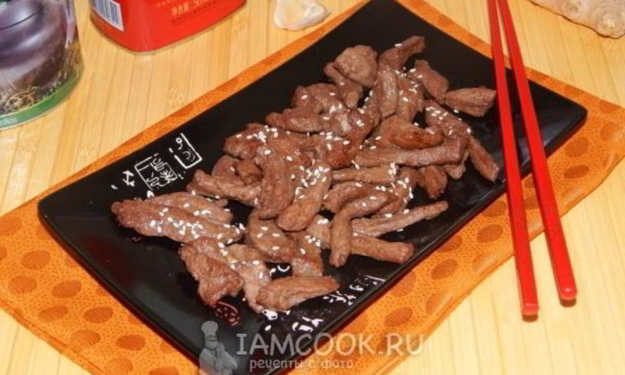 Рецепт говядина по-китайски