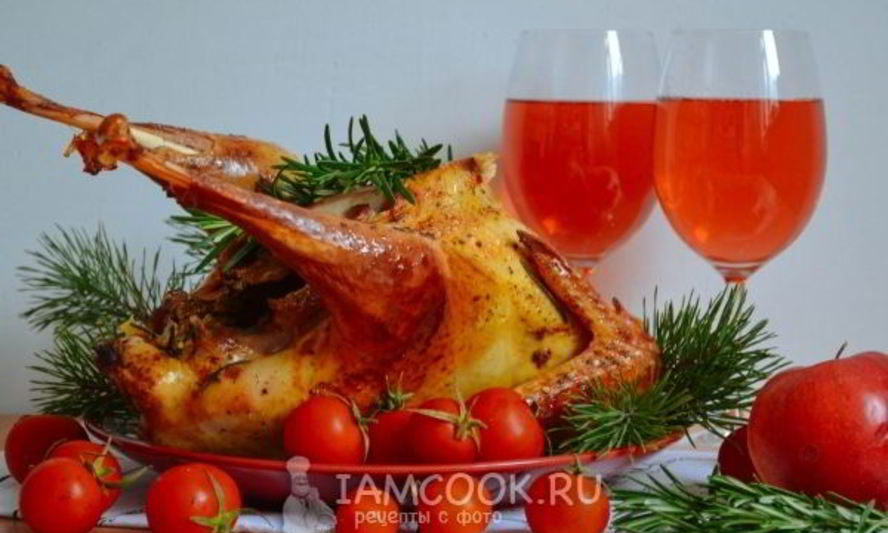 Рецепт индейка, запеченная в духовке целиком