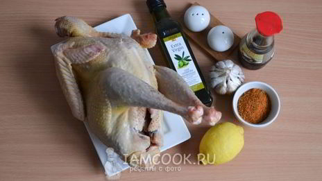 индейка, запеченная в духовке целиком