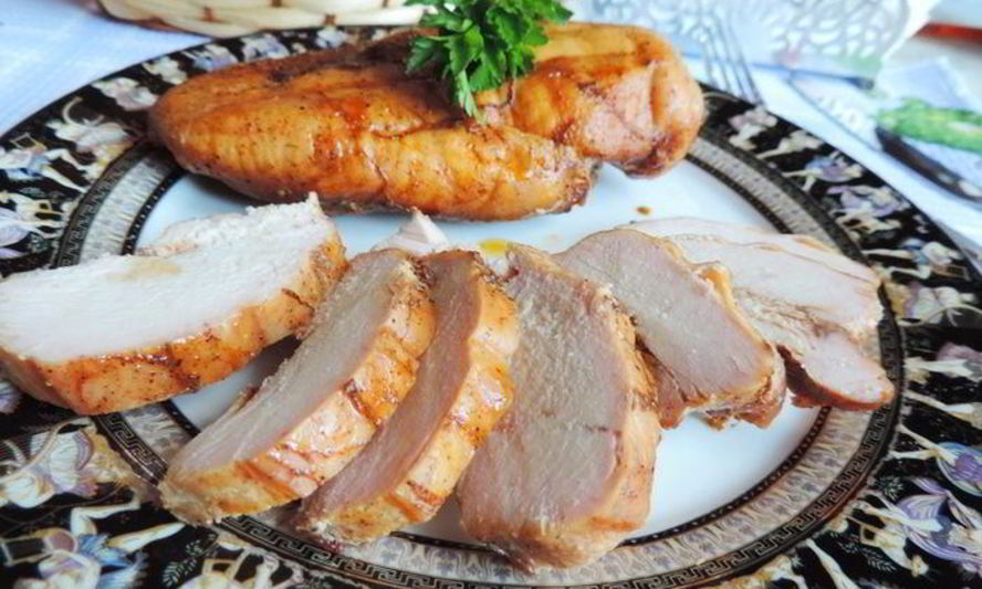 Рецепт копченая куриная грудка