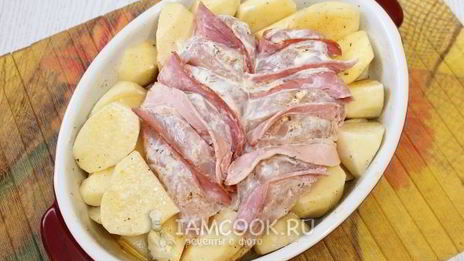 куриная грудка с картошкой в духовке