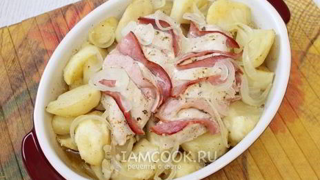 куриная грудка с картошкой в духовке