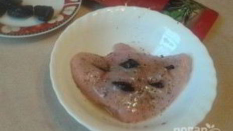 куриное филе с яблоками и черносливом