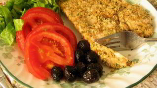 Куриное филе в ореховой панировке