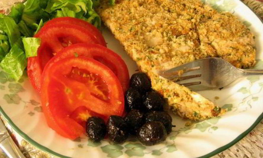 Рецепт куриное филе в ореховой панировке