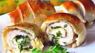 Куриное филе в слойке