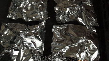 куриное филе запеченное в фольге с тыквой и картофелем