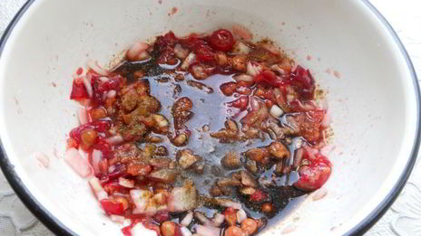 куриные бедра запеченные в вишневом маринаде